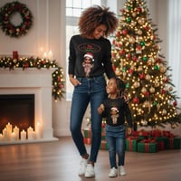 Image 4 of Like Mother, Like Daughter Matching Holiday Christmas Tees