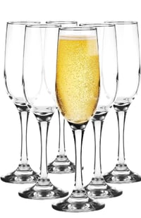 Image 4 of Clear Champagne  Champagne Glasses, 6 oz