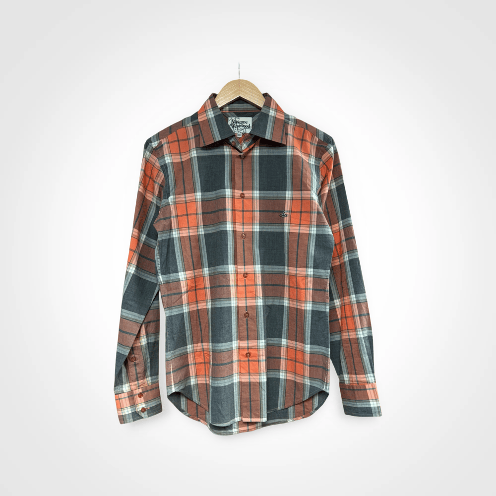 Image of Vivienne Westwood Plaid Button Up