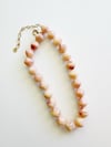 SALMON BEADED NECKLACE