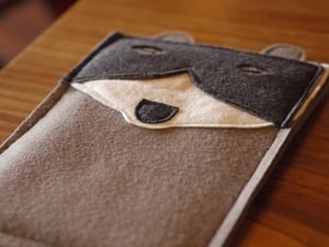 Image of Mr. Archibald Raccoon iPad mini Case 
