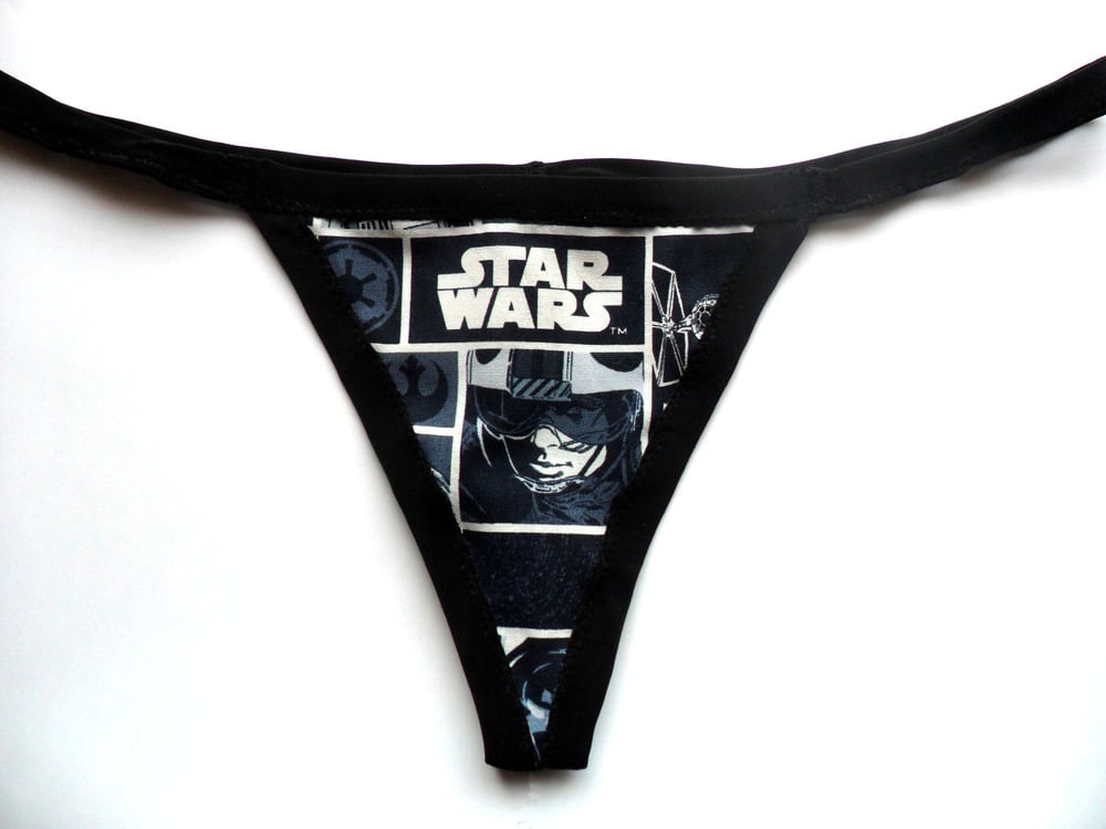 Miss Monica May the Force be with You Thong star wars lingerie