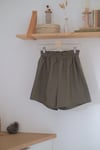 Shorts in lino vita paperbag