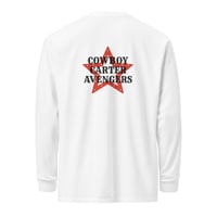 Image 2 of Cowboy Carter Avengers Garment-Dyed Heavyweight Long-sleeve Shirt - White