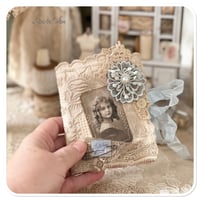 Image 1 of Vintage Lace Sample Fabric Book with 8 samples