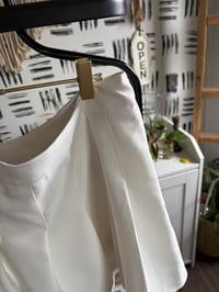 Image 2 of  Cream pleated skirt