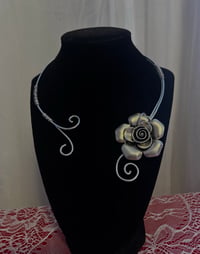 Spiral Rose Necklace 