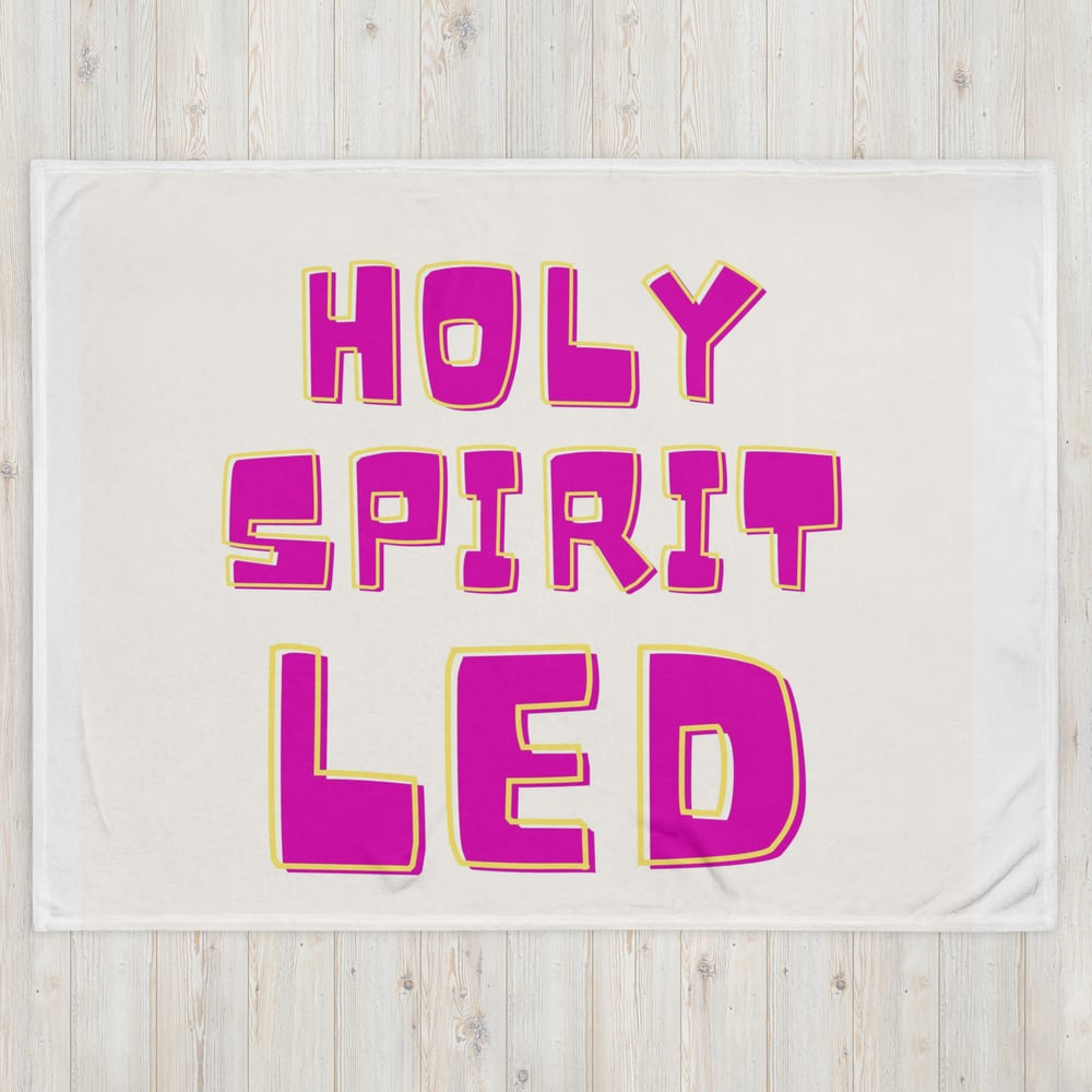 Image of Holy Spirit Led Throw Blanket