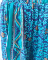 Image 5 of Zara Split Skirt- Jade and teal blue