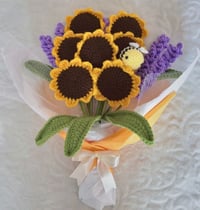 Image 2 of Sunflower and Lavender Bouquet 
