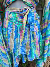 Image 7 of TULUM co ord set FRILL skirt - Green yellow