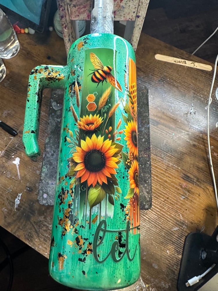 Image of 20oz Sunflower Let Them Grippy