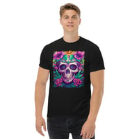 Image 1 of Sugar skull art 1 Unisex classic tee