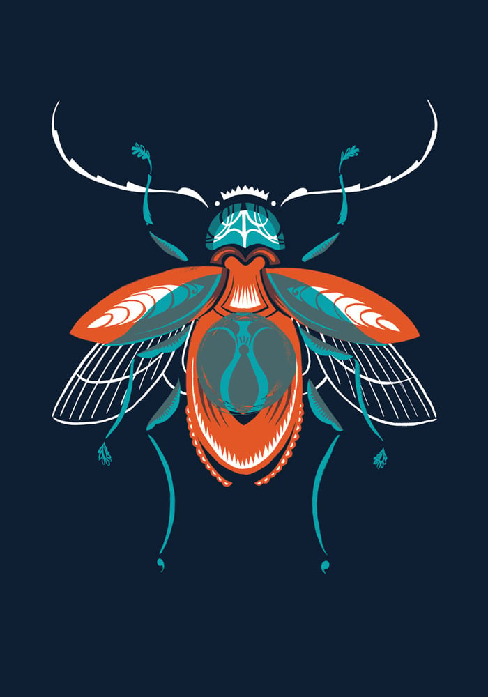Adam Gale Prints — Beetle #4
