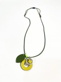 Image 2 of Nomadic Collection - Shape Necklace Khaki, Navy,  Blush and Wasabi