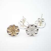 Image 1 of Silver Snowflake Earrings