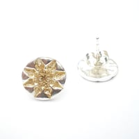 Image 2 of Silver Snowflake Earrings