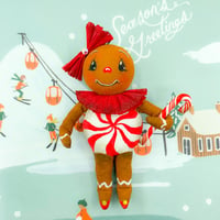 Image 1 of Large Peppermint Gingerbread Gal I