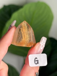 Image 7 of MINI GOLDEN RUTILE IN QUARTZ TOWERS -BRAZIL- CHOOSE YOUR OWN