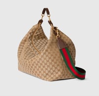 Image 1 of Jumbo XL Cavas Slouch bag