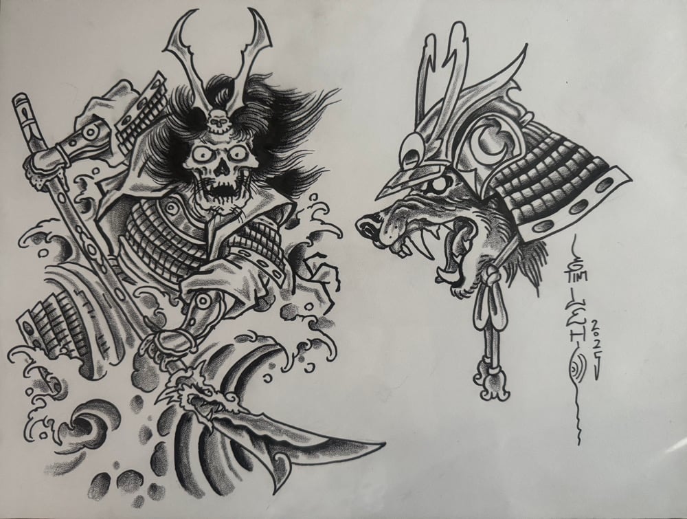 Image of Tim Lehi “Reapers & Wolves #143” Original Art