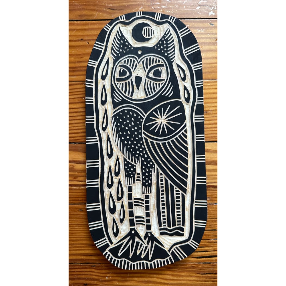 Image of Owl and Tiny Moon