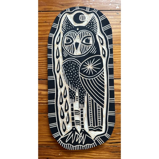 Image of Owl and Tiny Moon