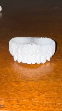 Image 3 of White Halloween Teeth Knuckle 