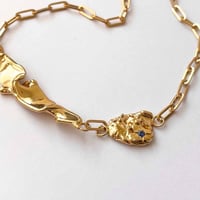 Image 1 of Phoenix Necklace - Dark Blue 