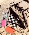 B&W checkered crossbody