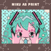 Image 1 of Miku A5 Print 