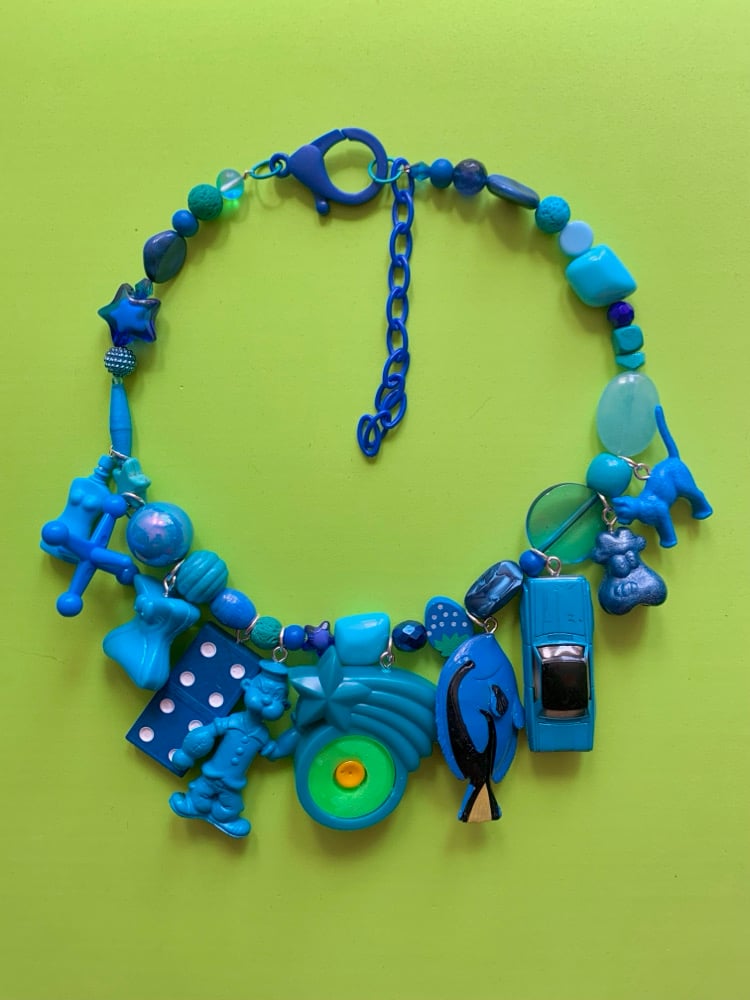 Blue Things Toy Necklace