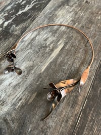 Image 1 of Snowdrop Torc Style Necklace ~ small