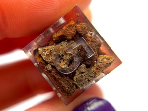Image of Mount Etna volcanic dice (preorder)