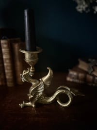 Image 1 of Magnifique bougeoir chimère, bronze massif. Époque Napoléon III
