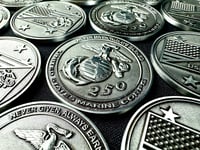 Image 3 of U.S.M.C. 250 Birthday Commemorative Challenge Coin