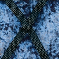 Image 4 of XENA ocean Velvet triangle & XENA black straps 