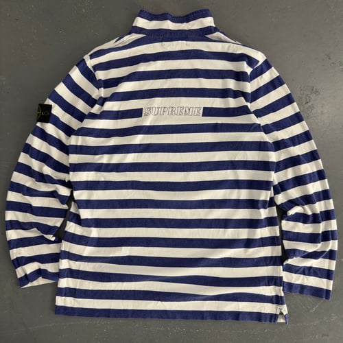 Image of SS 2016 Stone Island x Supreme 1/4 zip up, size large
