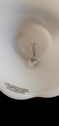 Image 4 of Fenton Campbell's Milk Glass Bell