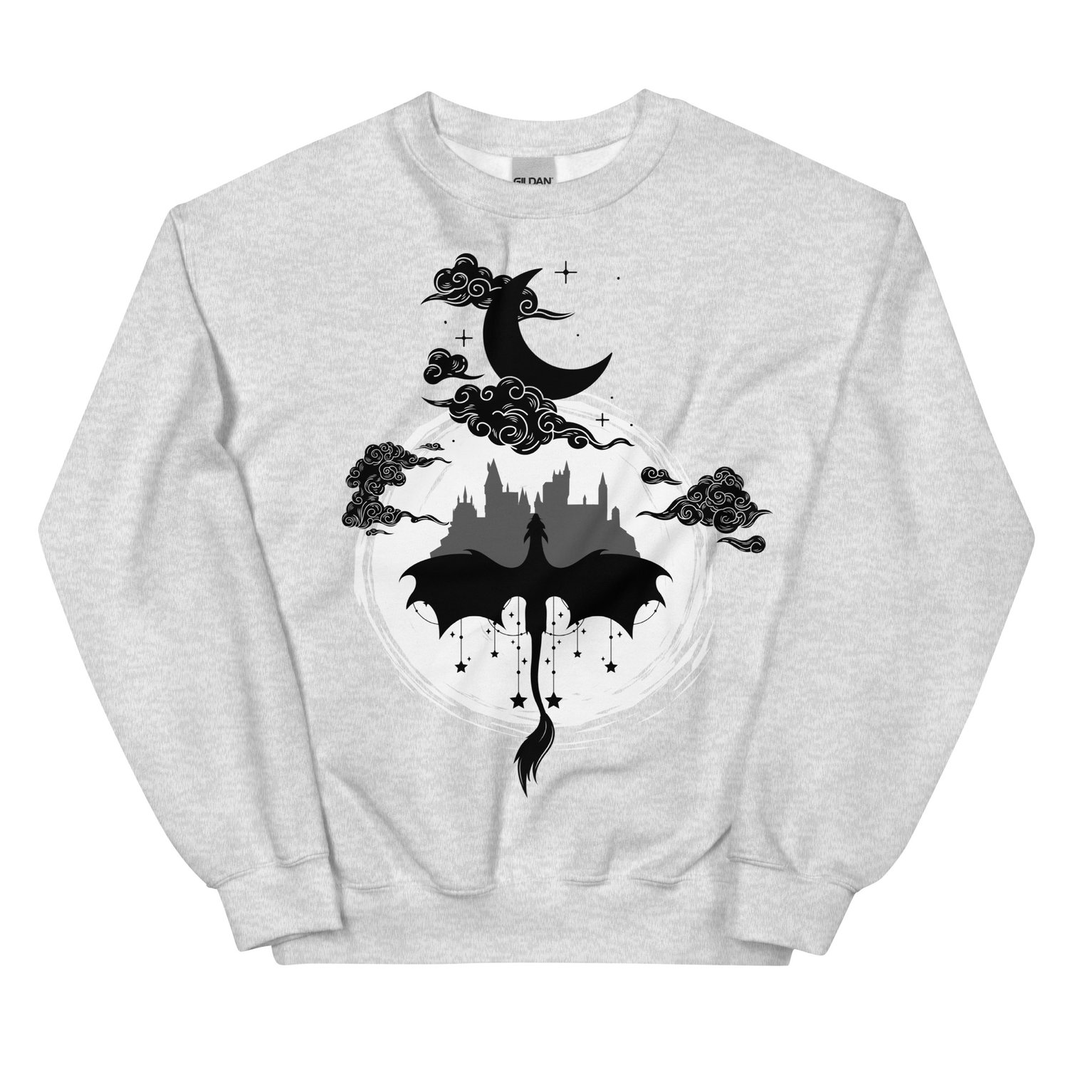 Image of Dragon stars noir Unisex Sweatshirt