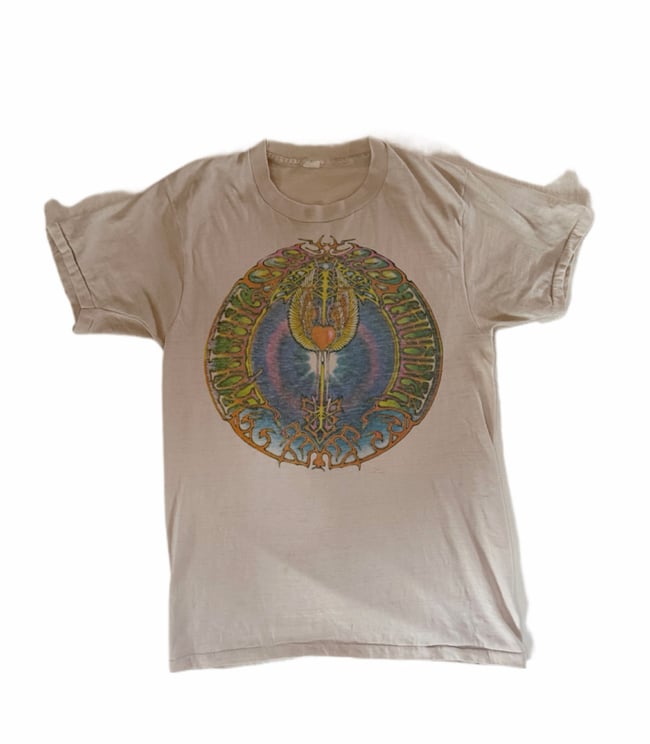 70s Rolling Thunder tour concert t shirt 