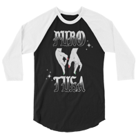 Image 1 of LOWER AZ PURO TUSA 3/4 sleeve raglan shirt