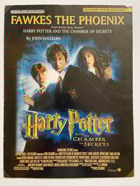 Image 2 of Harry Potter, Fawkes The Phoenix, framed 2002 sheet music