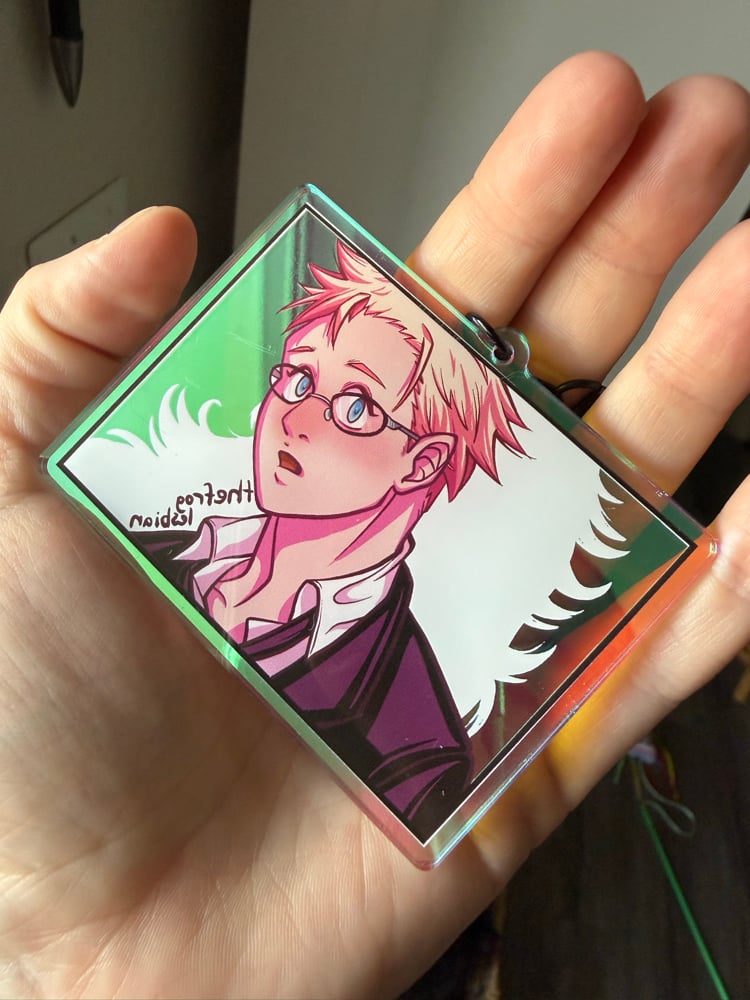 Image of Shin & Noi Rainbow Acrylic Charm- Misprint Sale
