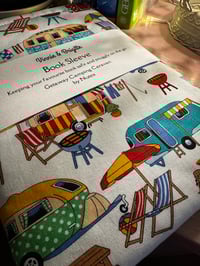 Image 1 of Padded Book Sleeve Camping and Caravanning