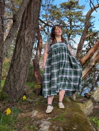Image 1 of Imperfect - Shamrock Tartan Dress