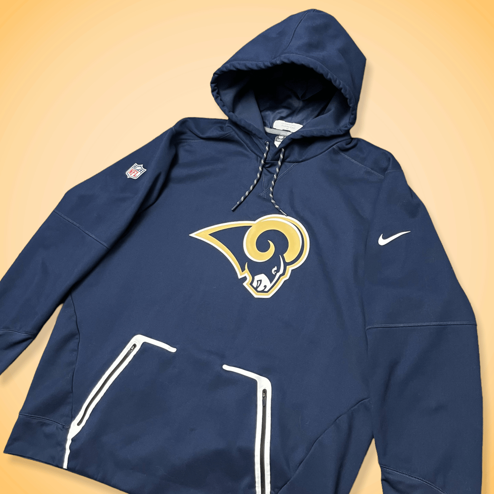 JH DESIGN LA Rams Championship Hoodie RMS9P3SBA2-BLK - Shiekh