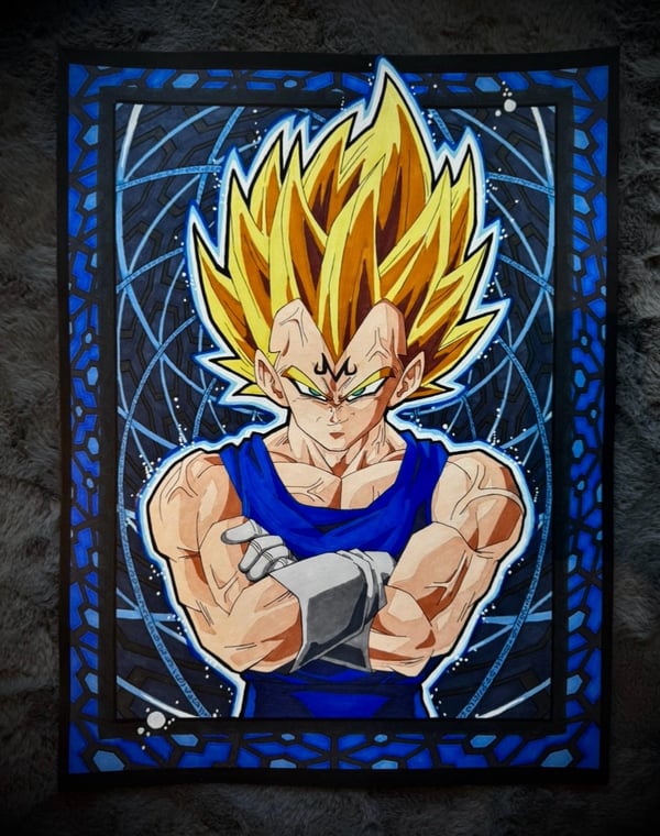 Image of Vegeta- Original & prints