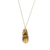 Image of Beetle Pendant Gold