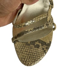 Image 4 of Stuart Weitzman Snake Print Sandals
